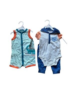 NWT Carters set of 2 baby summer outfits 9 months